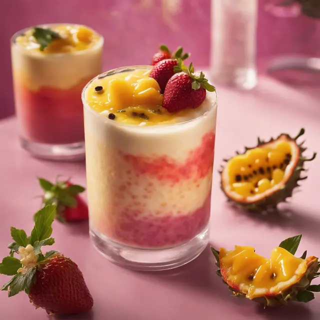 Foto de Fruit and Vanilla Blended Drink