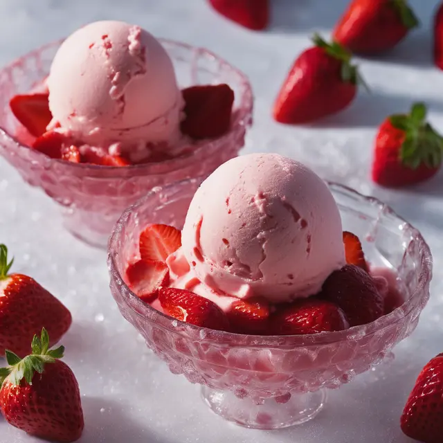 Foto de Strawberry Cream Ice Cream