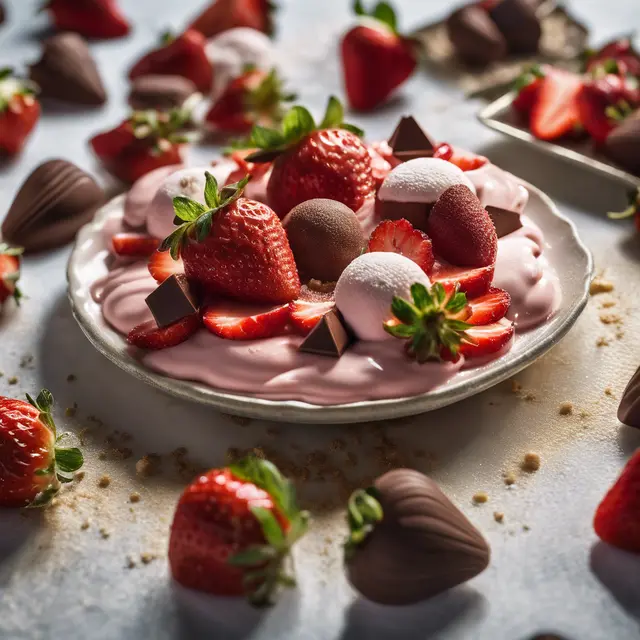 Foto de Strawberries with Rum and Chocolate Cream