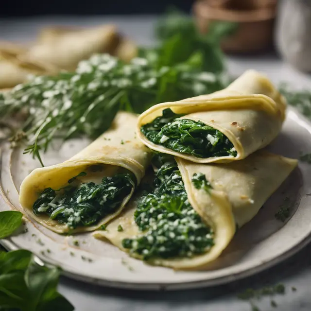 Foto de Herb Crepes Filled with Spinach