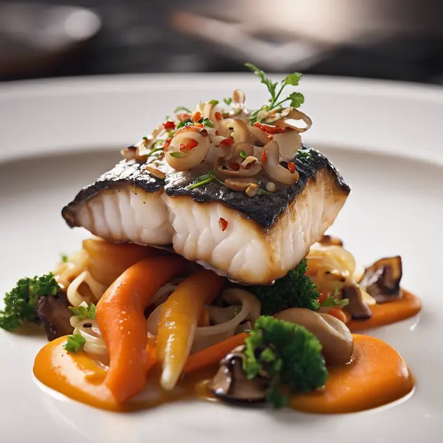 Foto de Lingcod Fillet with Shiitake Mushrooms