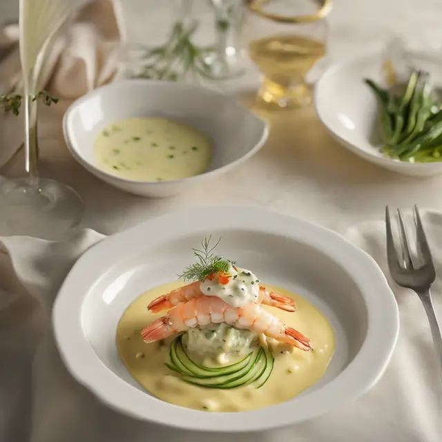 Foto de Pike Poché with Shrimp Cream Sauce