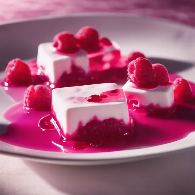 Foto de Raspberry Jellied Dessert with Yogurt