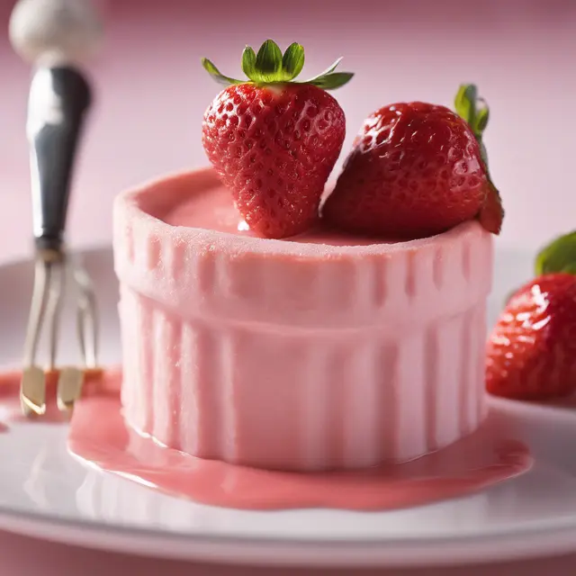 Foto de Strawberry Soufflé with Strawberry Sauce