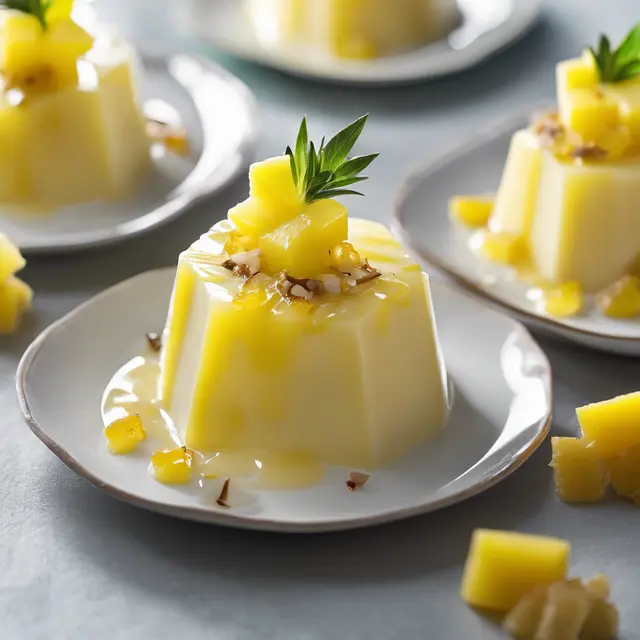 Foto de Creamy Pineapple Gelatin Diet