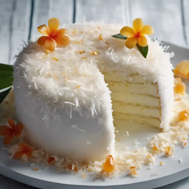 Foto de White Coconut Cake