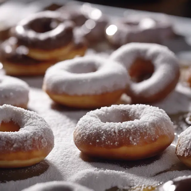 Foto de Doughnuts with Confectioner's Sugar