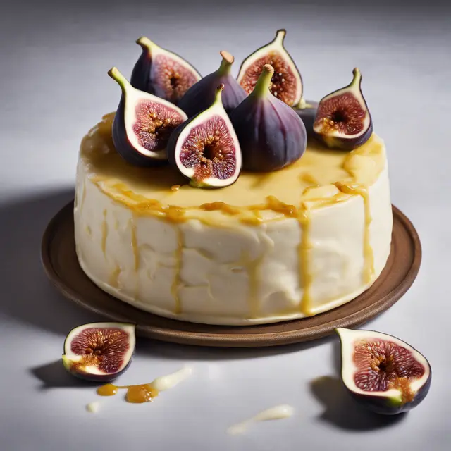 Foto de Fig and Custard Cake