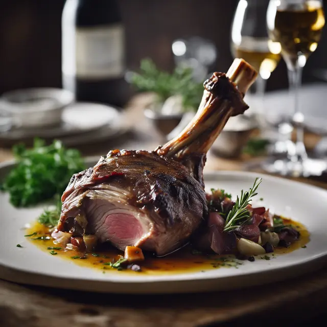 Foto de Roasted Lamb Shank