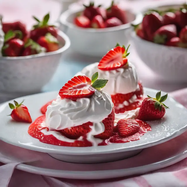 Foto de Strawberry with Whipped Cream