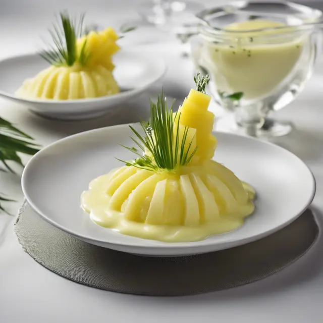 Foto de Pineapple Mousse with Horsetail