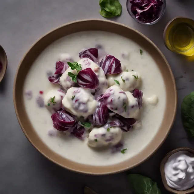 Foto de Yogurt and Radicchio Gnocchi