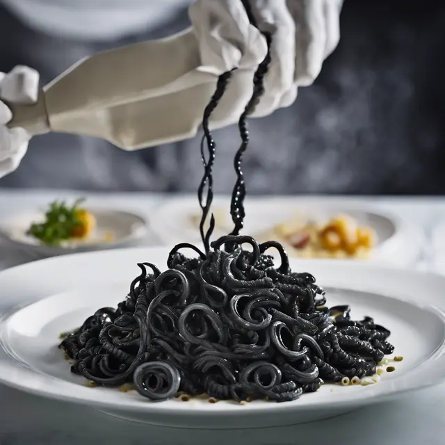 Foto de Fusilli with Squid Ink