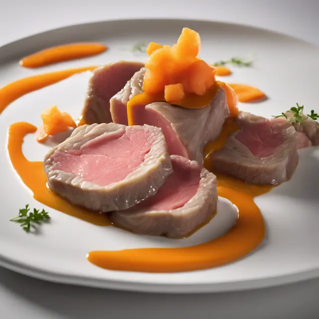 Foto de Lamb with Papaya Gelatinous Sauce