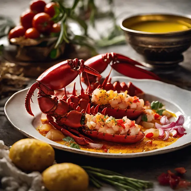 Foto de Glaucous Lobster in Honey and Ginger Sauce