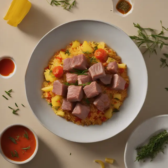 Foto de Lamb and Pineapple Rice