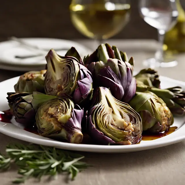 Foto de Wine-Glazed Artichokes