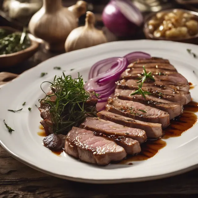 Foto de Pork Steak with Onions