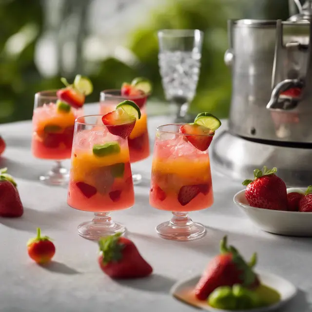 Foto de Strawberry Squash Caipirinha