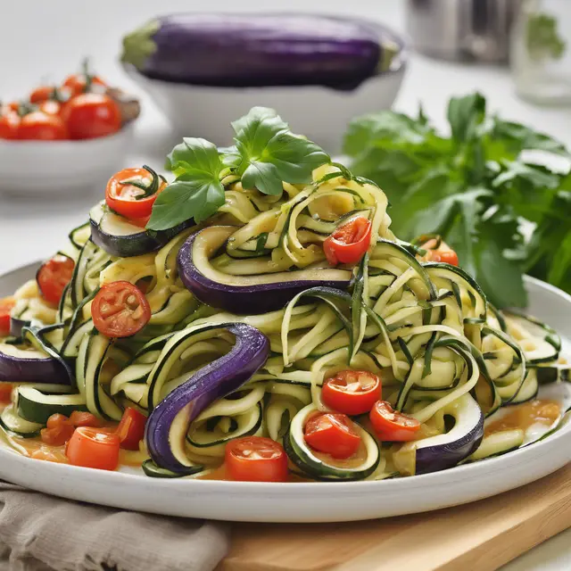 Foto de Zucchini Noodle with Eggplant