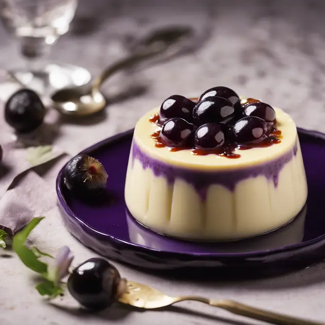 Foto de Ricotta Pudding with Jaboticaba