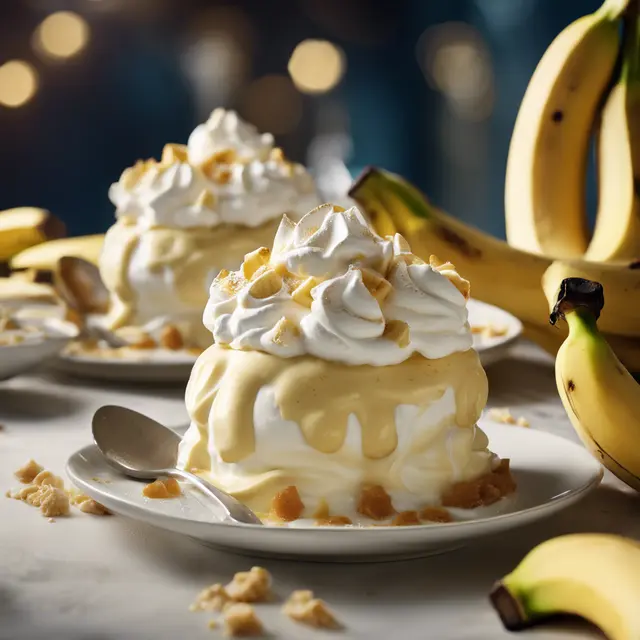 Foto de Banana Pudding with Whipped Cream