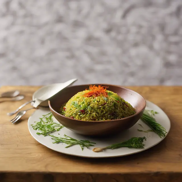 Foto de Green and Red Rice