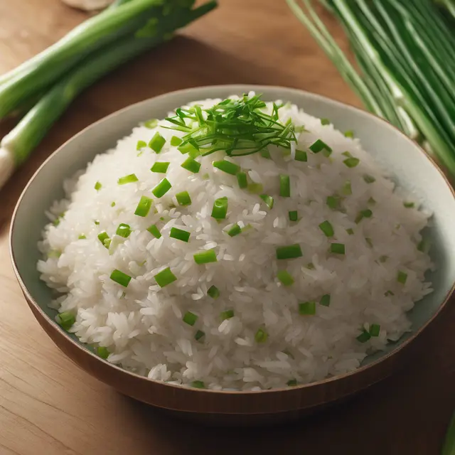 Foto de Whole Grain Rice with Green Onion