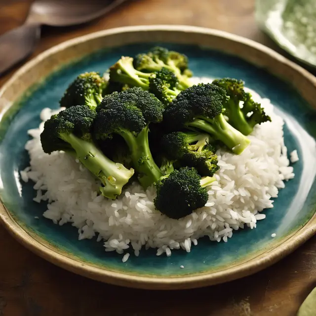 Foto de Roasted Broccoli with Rice