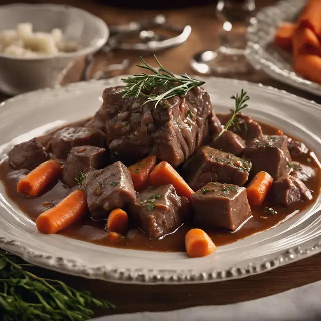 Foto de Beef Bourguignonne