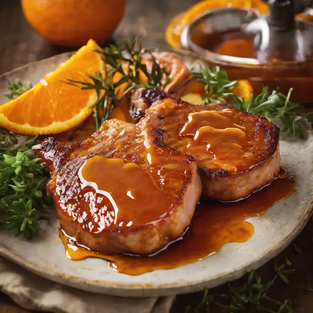 Foto de Orange Glazed Pork Chops