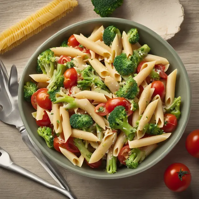 Foto de Penne Pasta Salad with Tomatoes and Broccoli