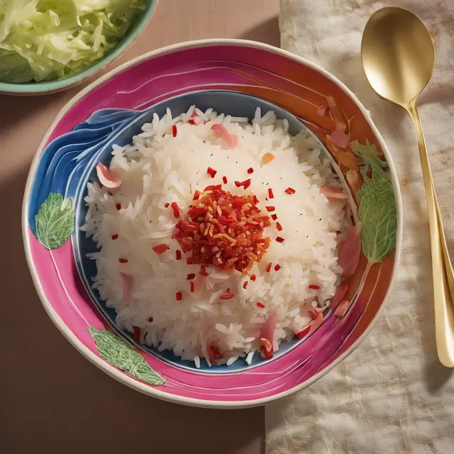 Foto de Rice with Cabbage and Pink Pepper