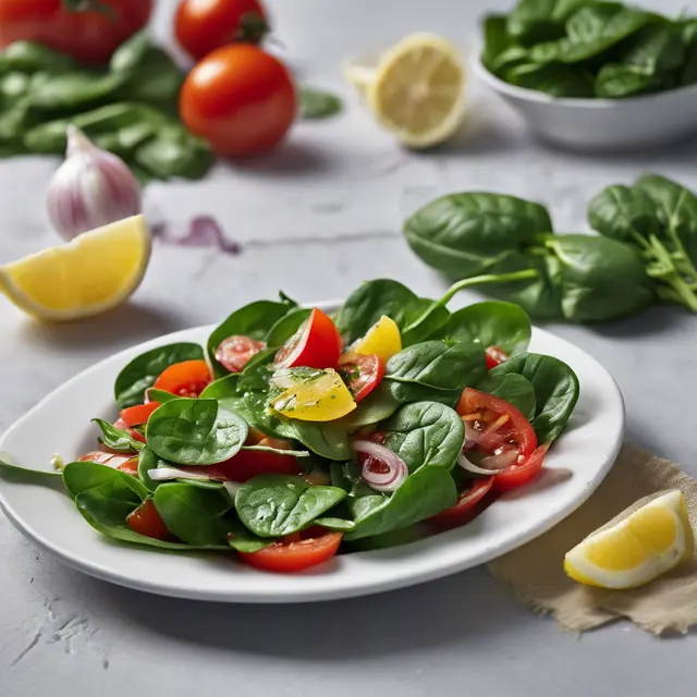 Foto de Spinach and Tomato Salad