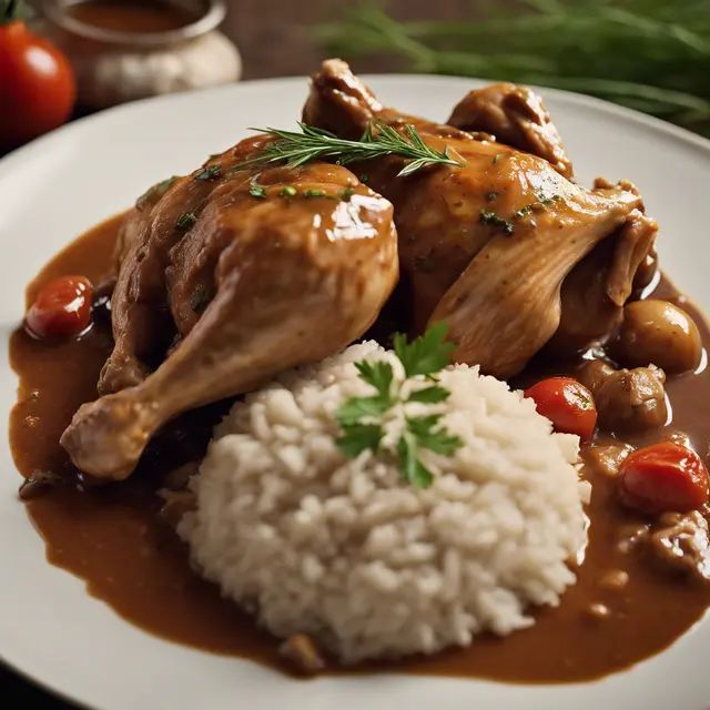 Foto de Chicken in Brown Gravy