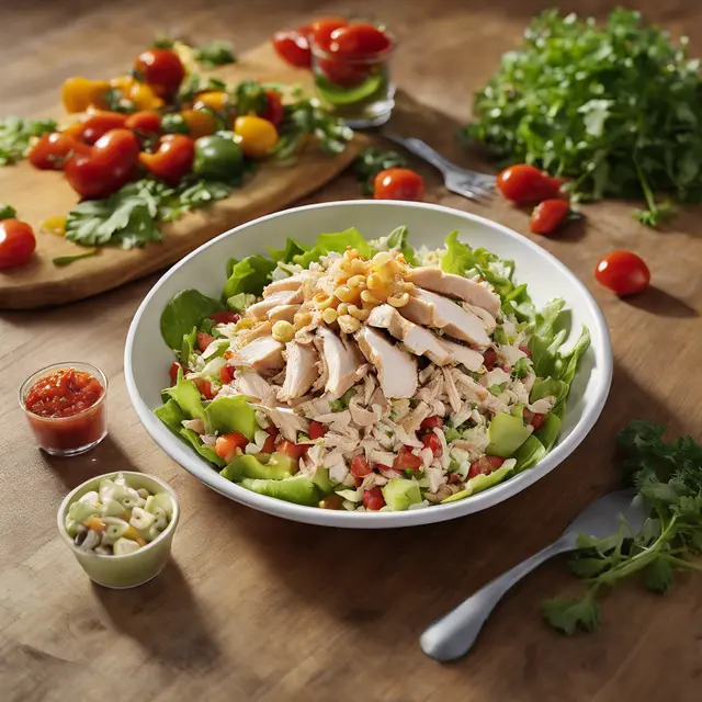 Foto de Chicken Salad with Daniela Escobar's Salsa