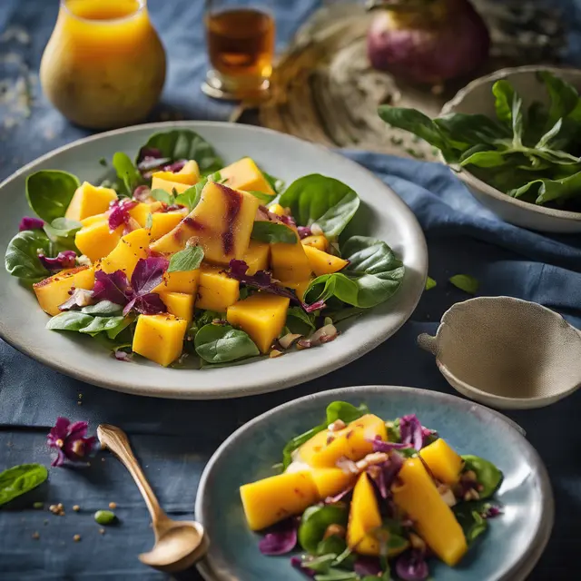 Foto de Rutabaga Salad with Mango and Cinnamon Vinaigrette