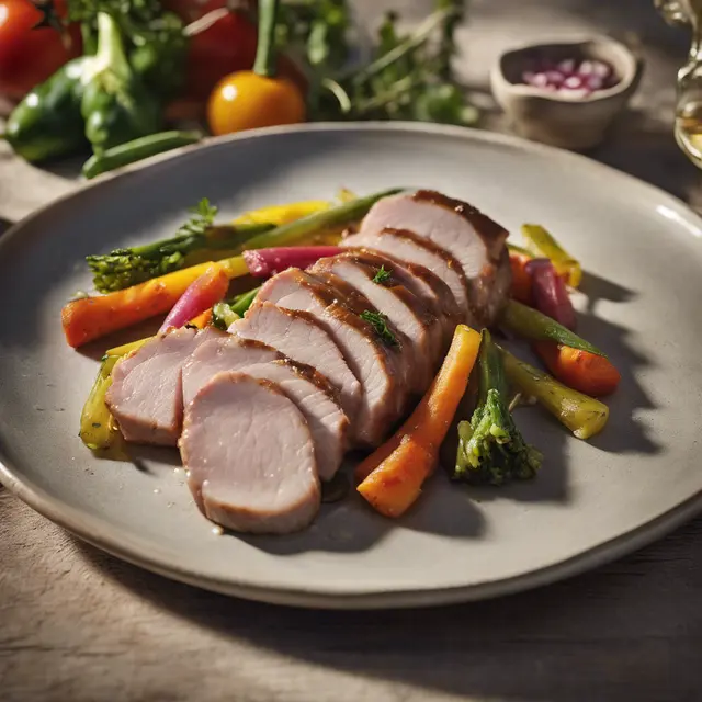 Foto de Pork Loin with Vegetables