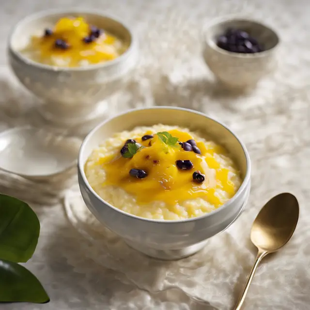 Foto de Sweet Rice Pudding with Passion Fruit