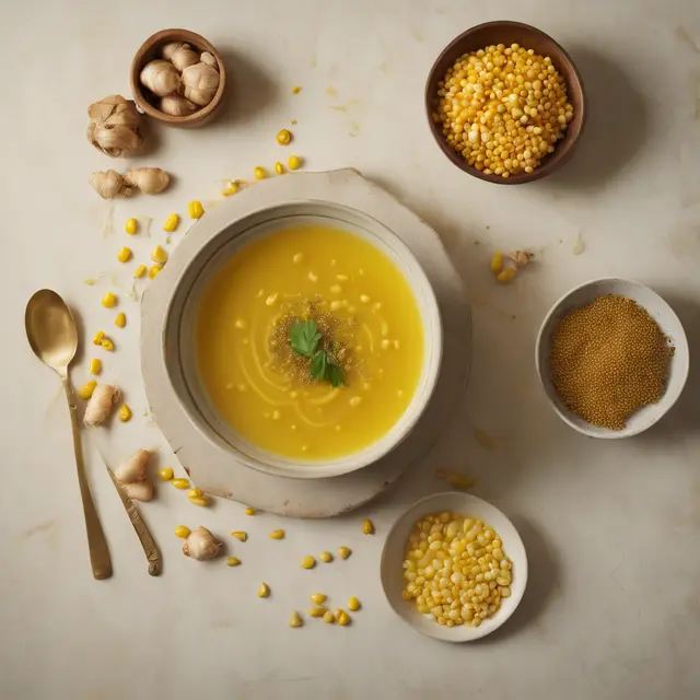 Foto de Corn and Ginger Broth