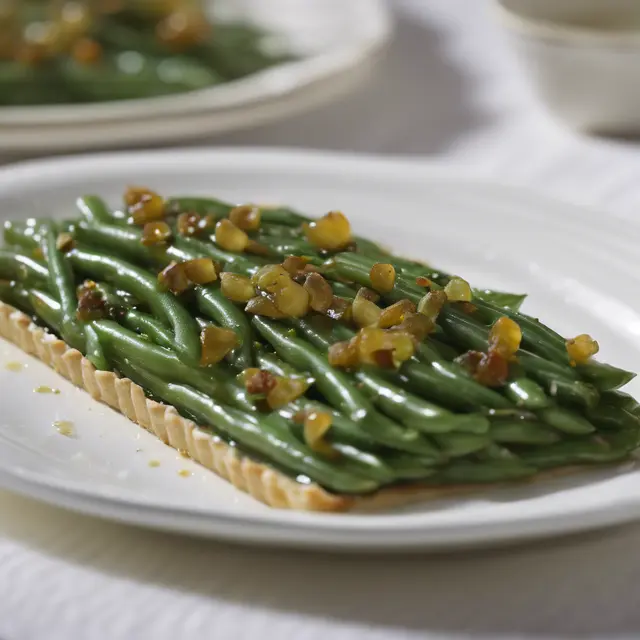 Foto de Provençal-Style Green Bean Tart