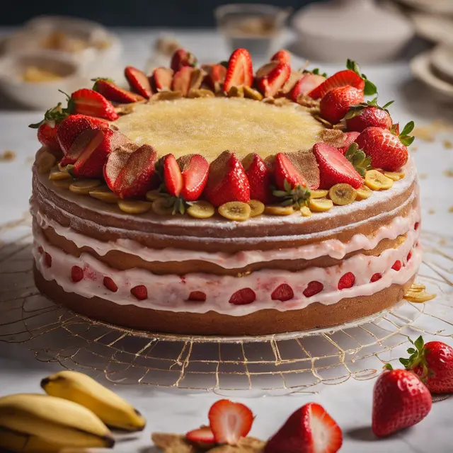 Foto de Strawberry Banana Cake