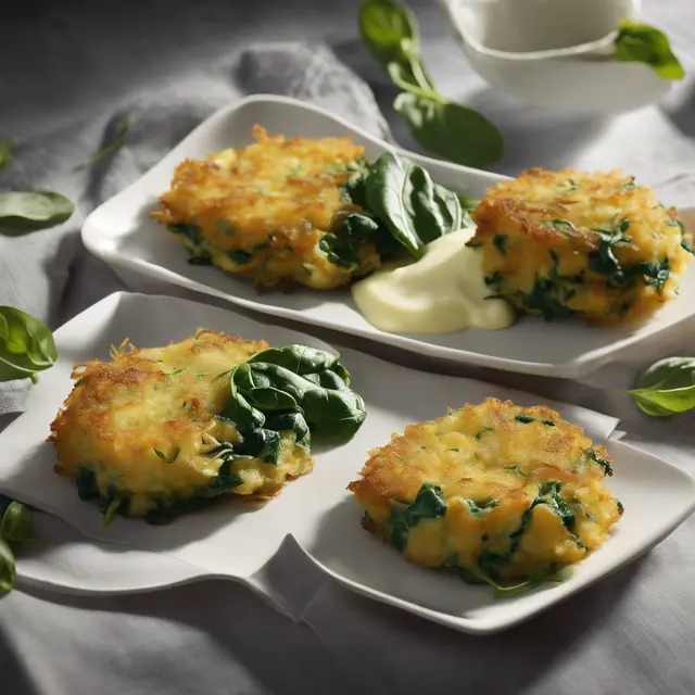 Foto de Mashed Potato and Spinach Fritters