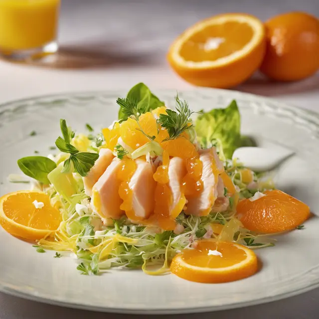 Foto de Sour Orange Stuffed with Chicken Salad