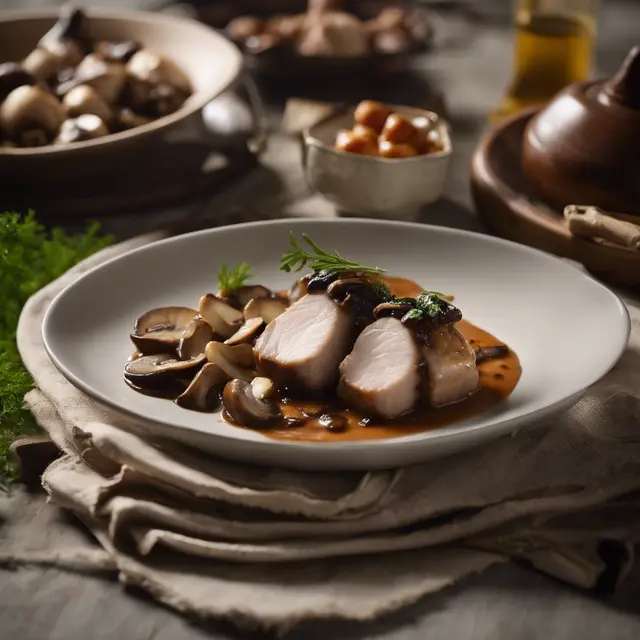 Foto de Pork Loin with Mushroom (Lombo com cogumelo)