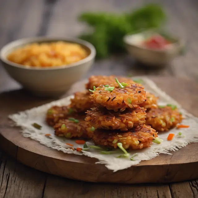 Foto de Rice Fritter with Vegetable