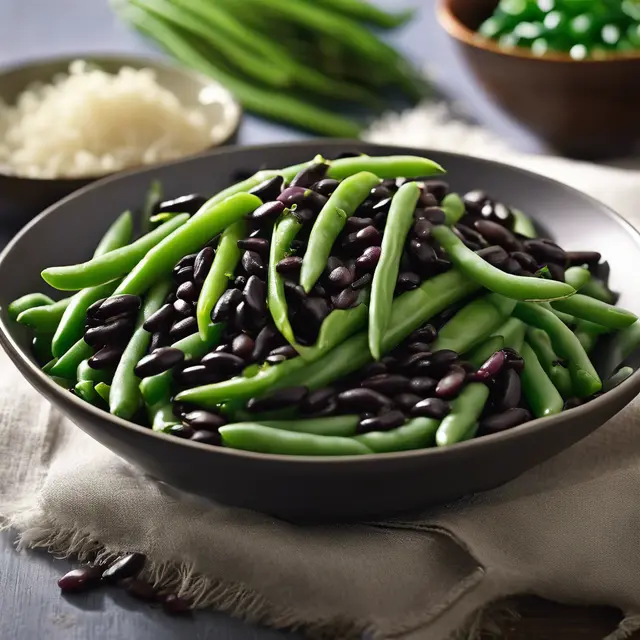 Foto de Green Beans with Black Beans