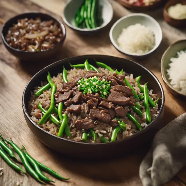 Foto de Green Bean and Beef Rice