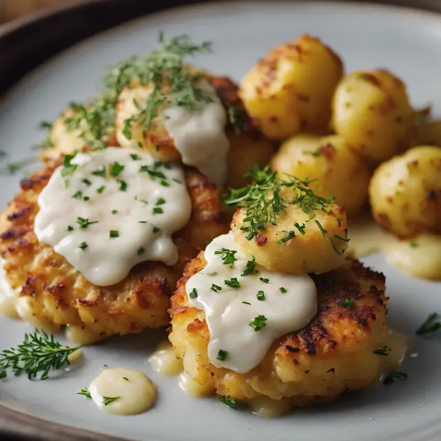 Foto de Cod Cakes with Potatoes