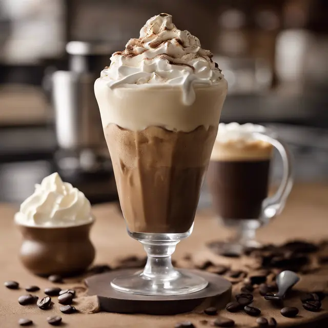 Foto de Coffee Frappe with Chantilly Cream